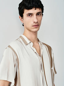 Camicia stampata a righe