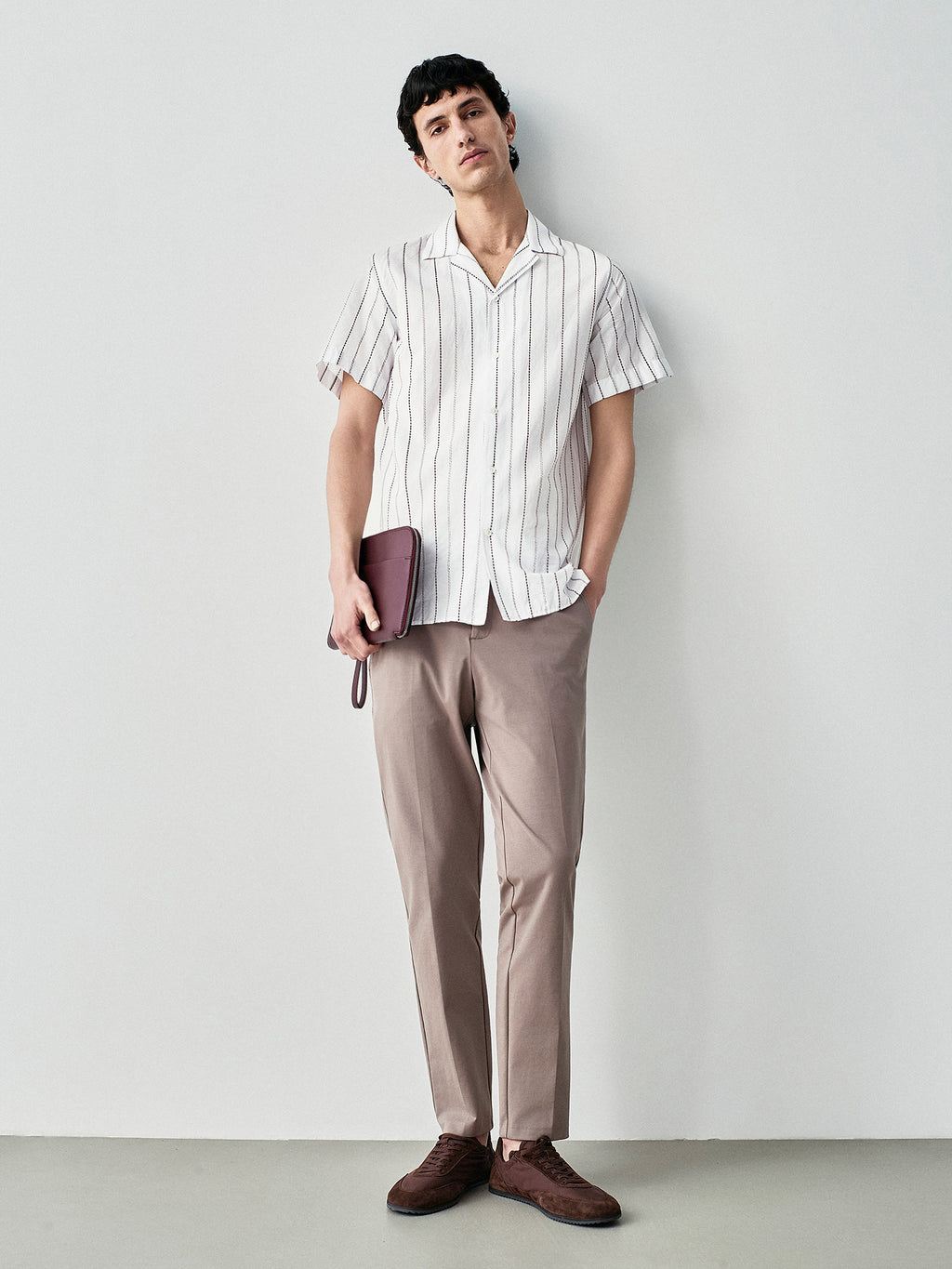 Striped cotton shirt