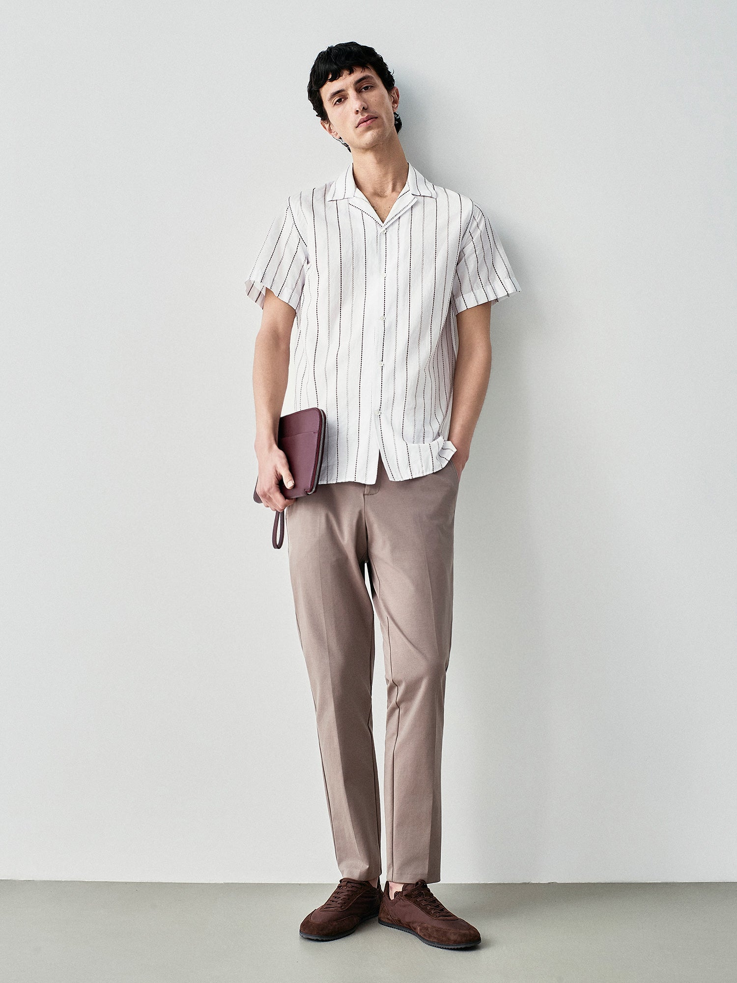 Striped cotton shirt