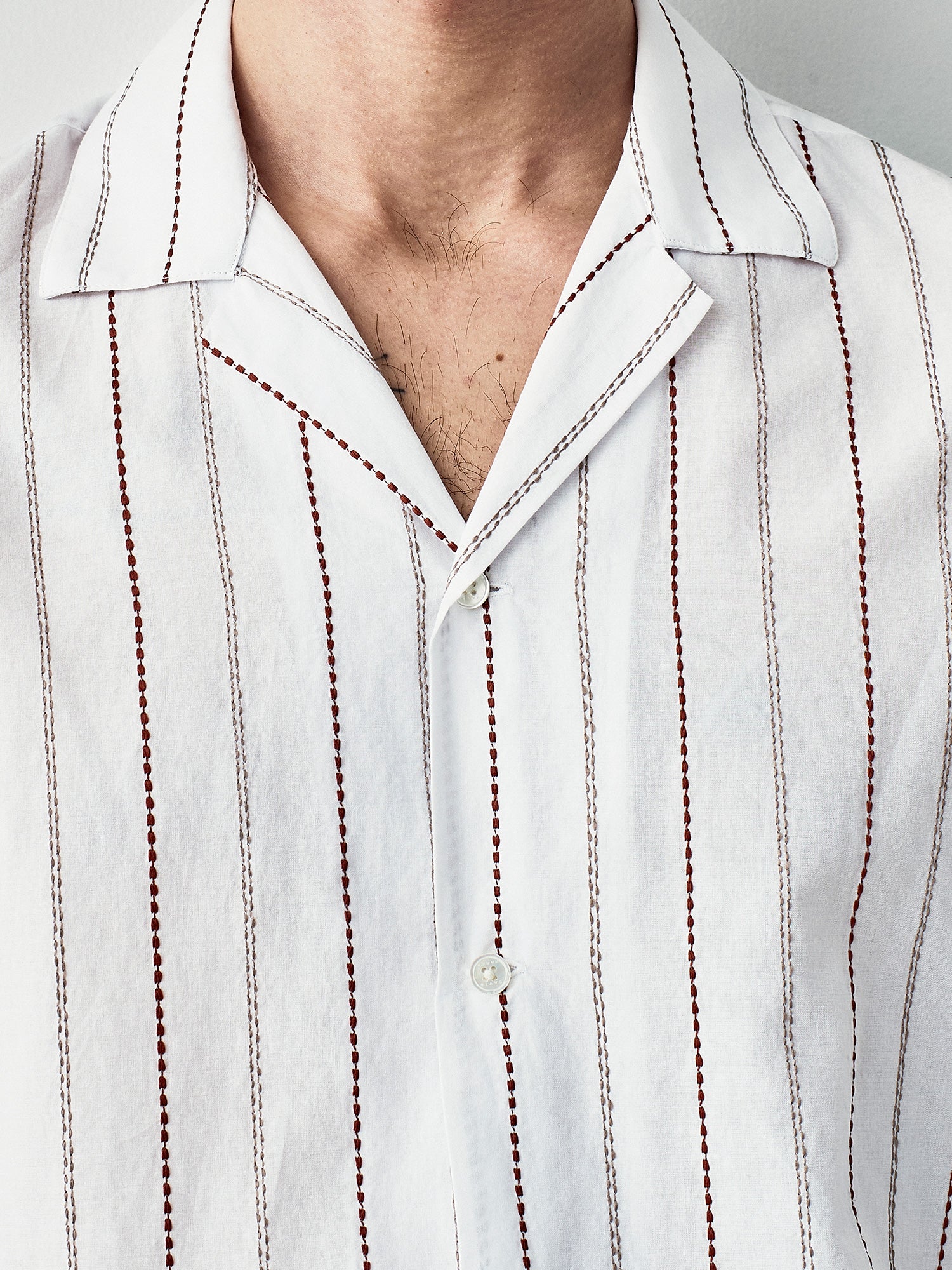Striped cotton shirt