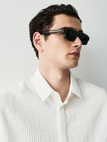 Camicia relaxed effetto stropicciato