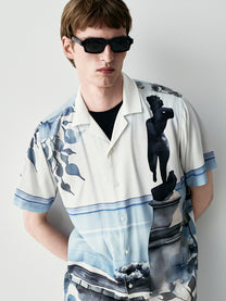 Camicia stampata postcard