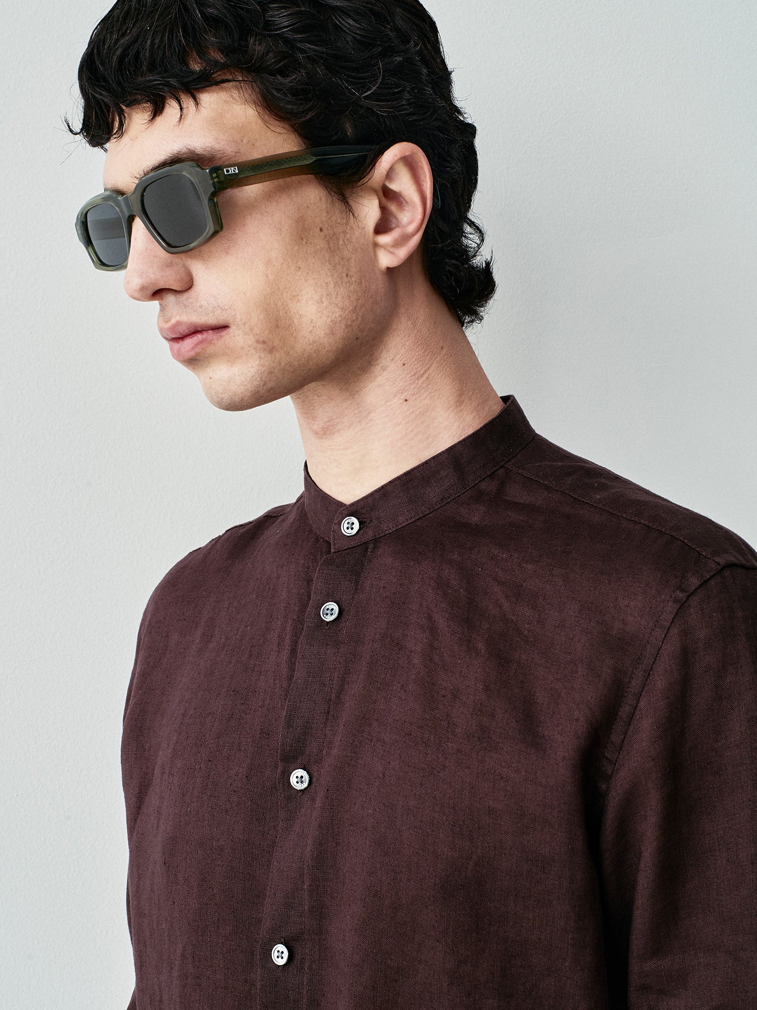 Camicia korean in puro lino
