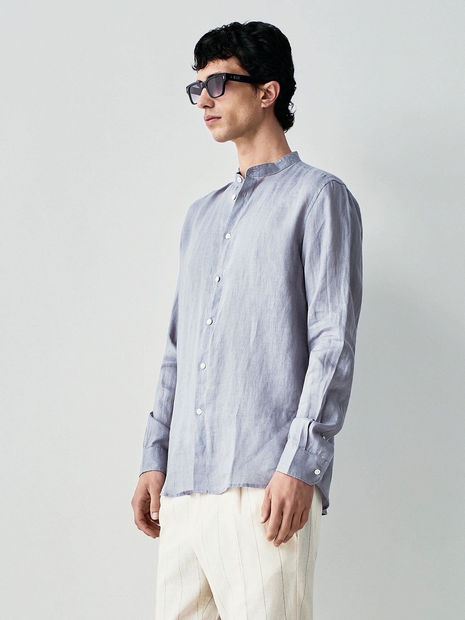 Camicia korean in puro lino