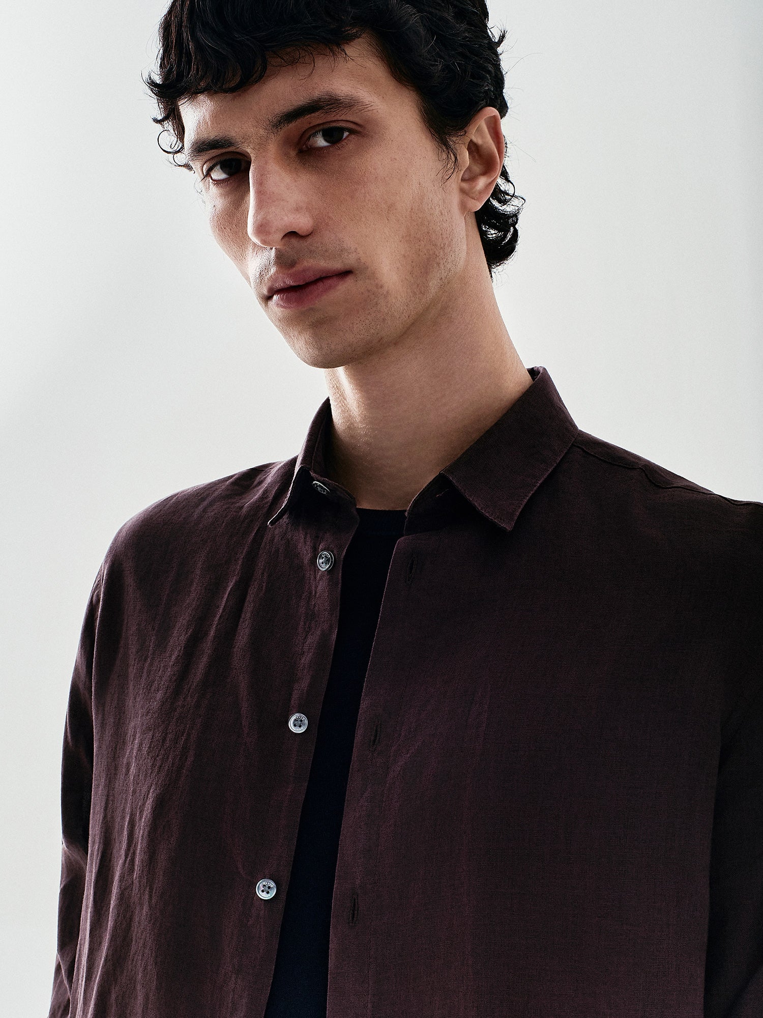 Camicia in puro lino