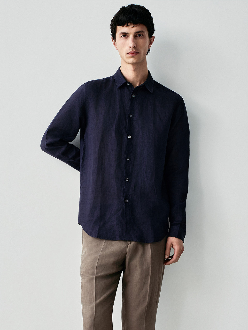 Pure linen shirt