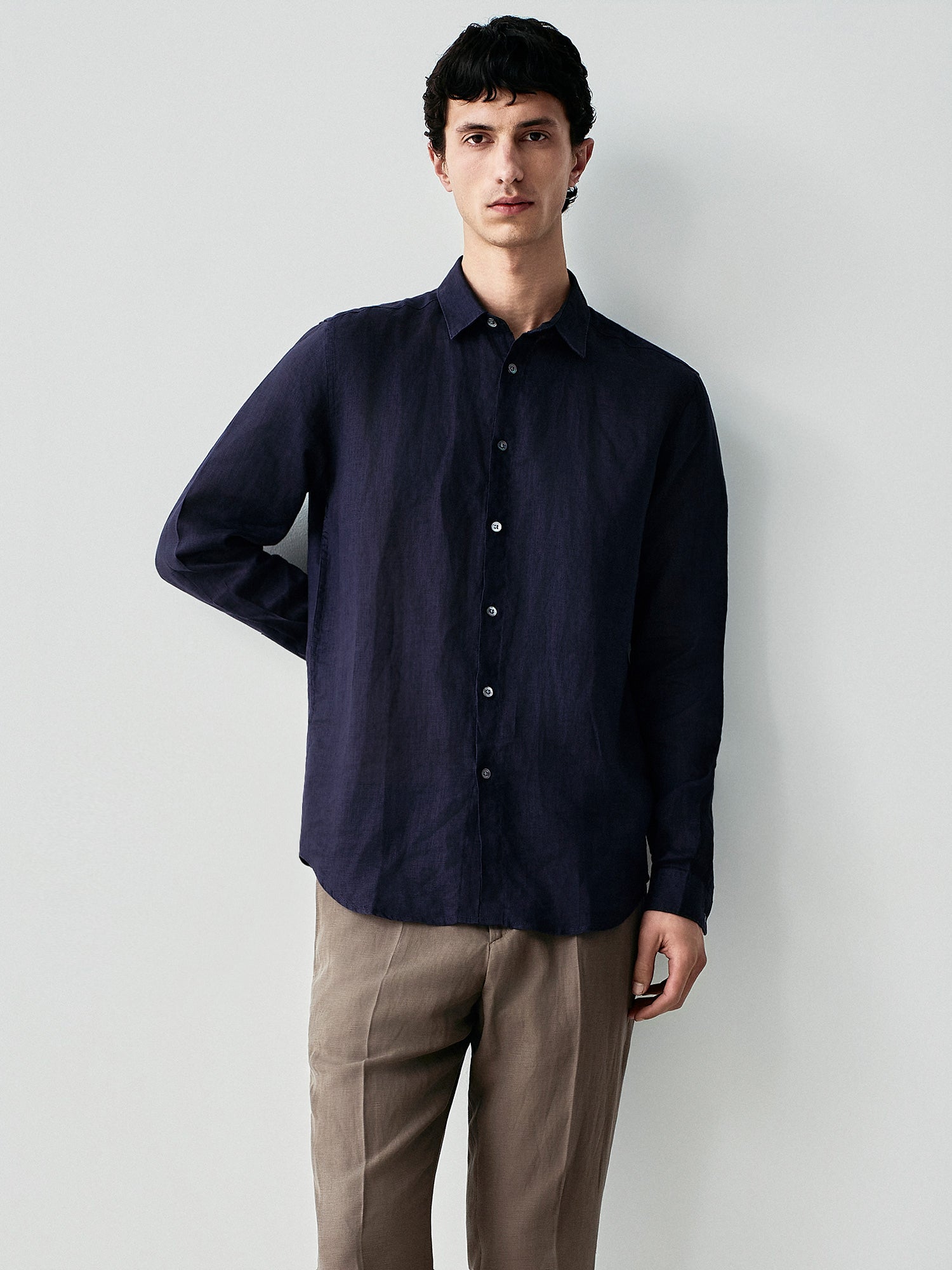 Camicia in puro lino