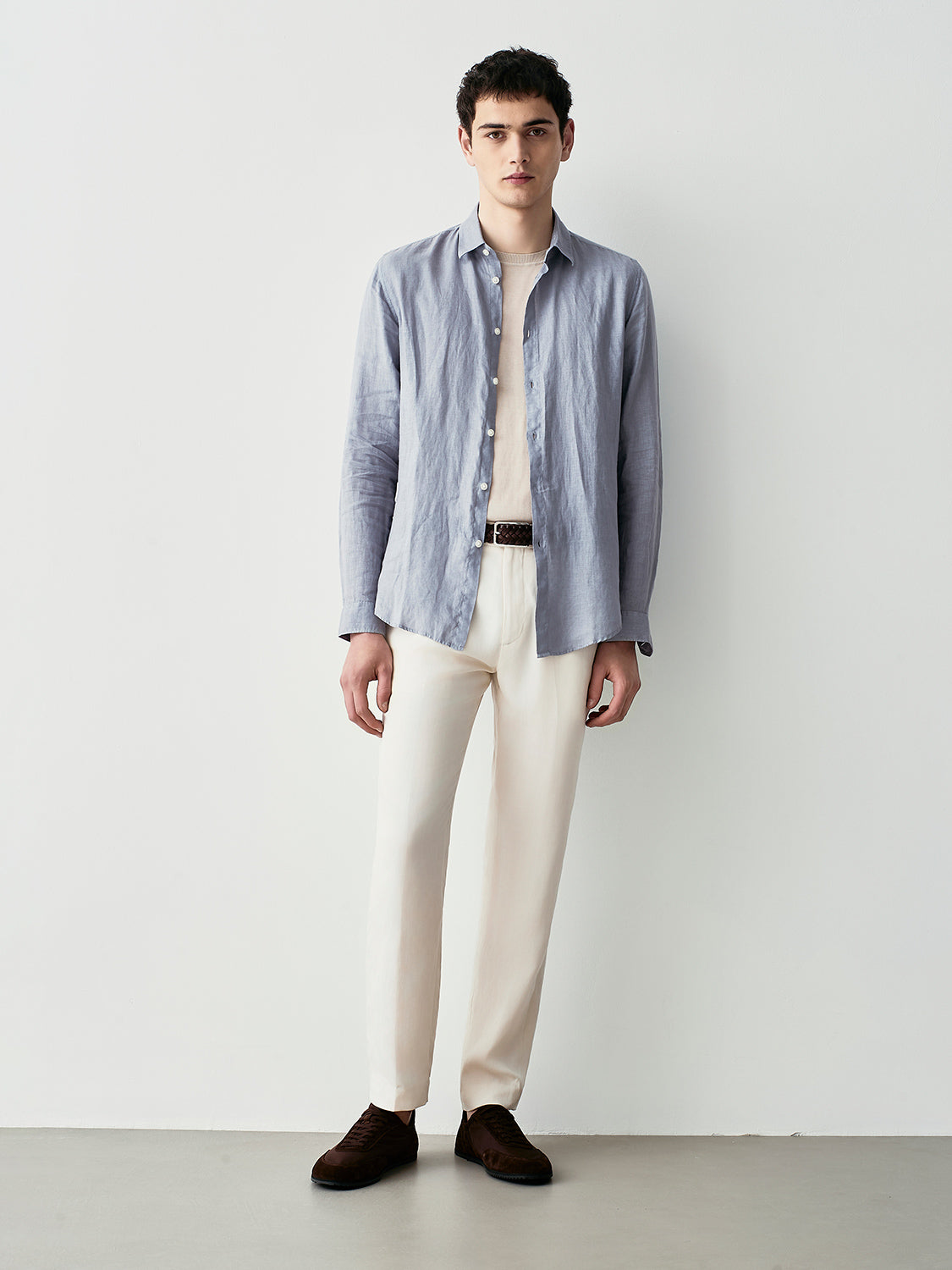 Camicia in puro lino