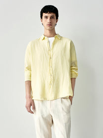 Camicia relaxed in lino