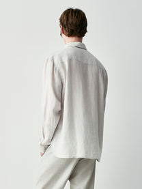 Camicia relaxed in lino
