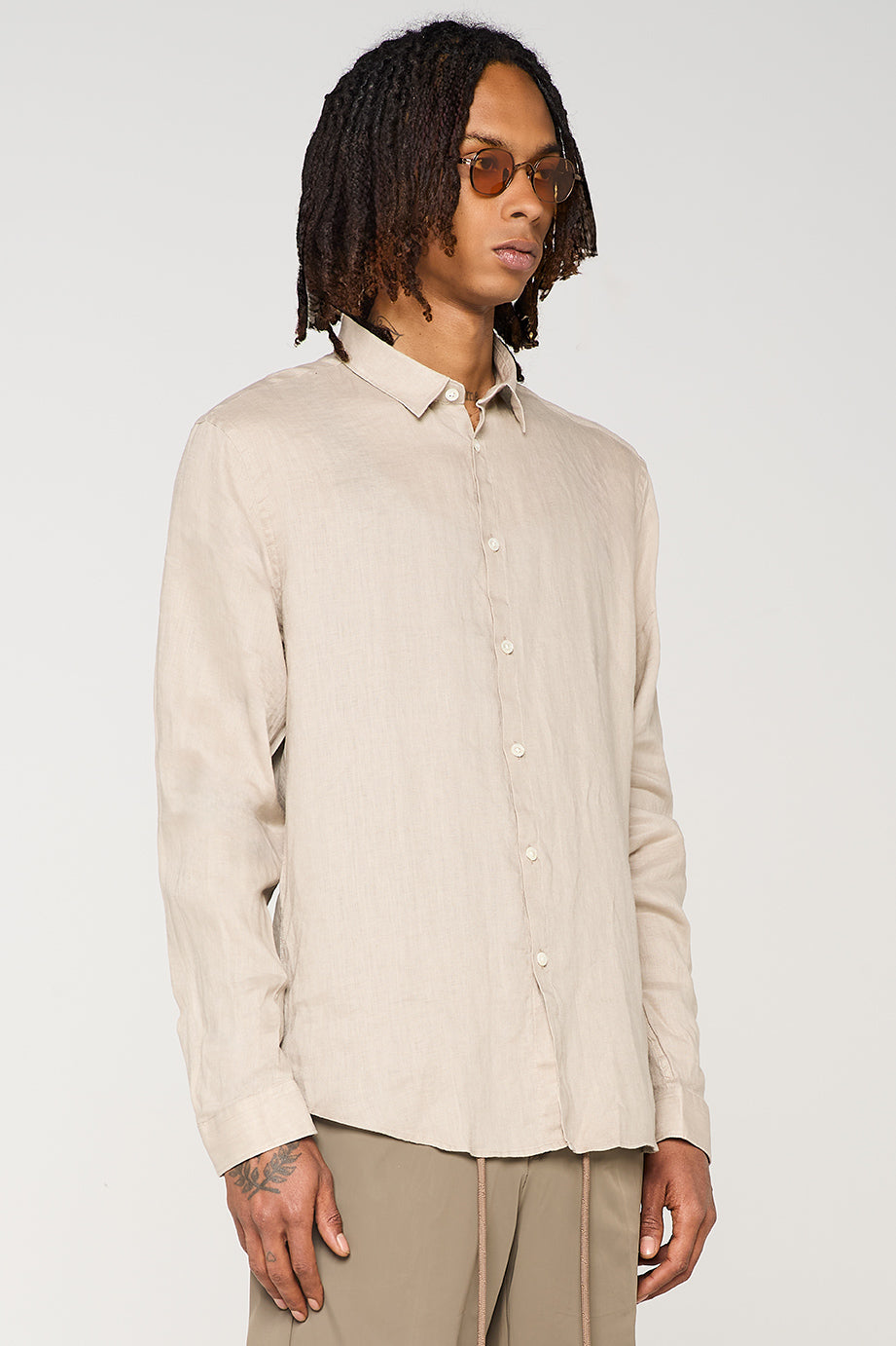 LINEN BASIC SHIRT