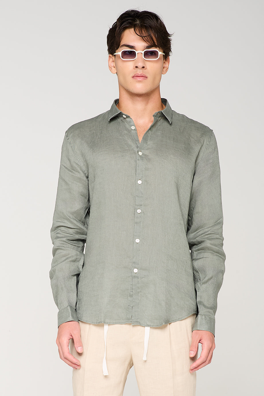 LINEN BASIC SHIRT