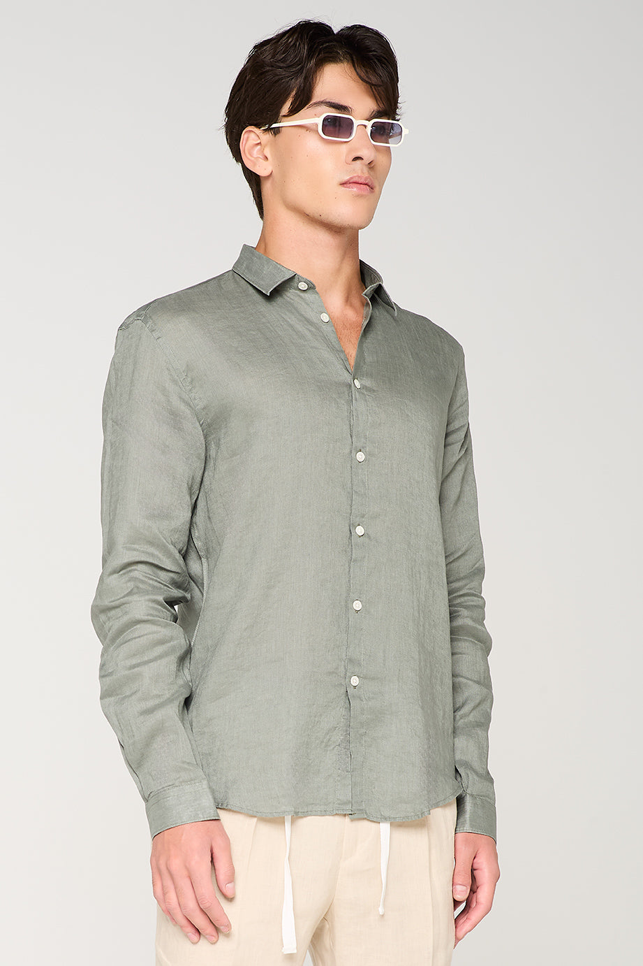 LINEN BASIC SHIRT