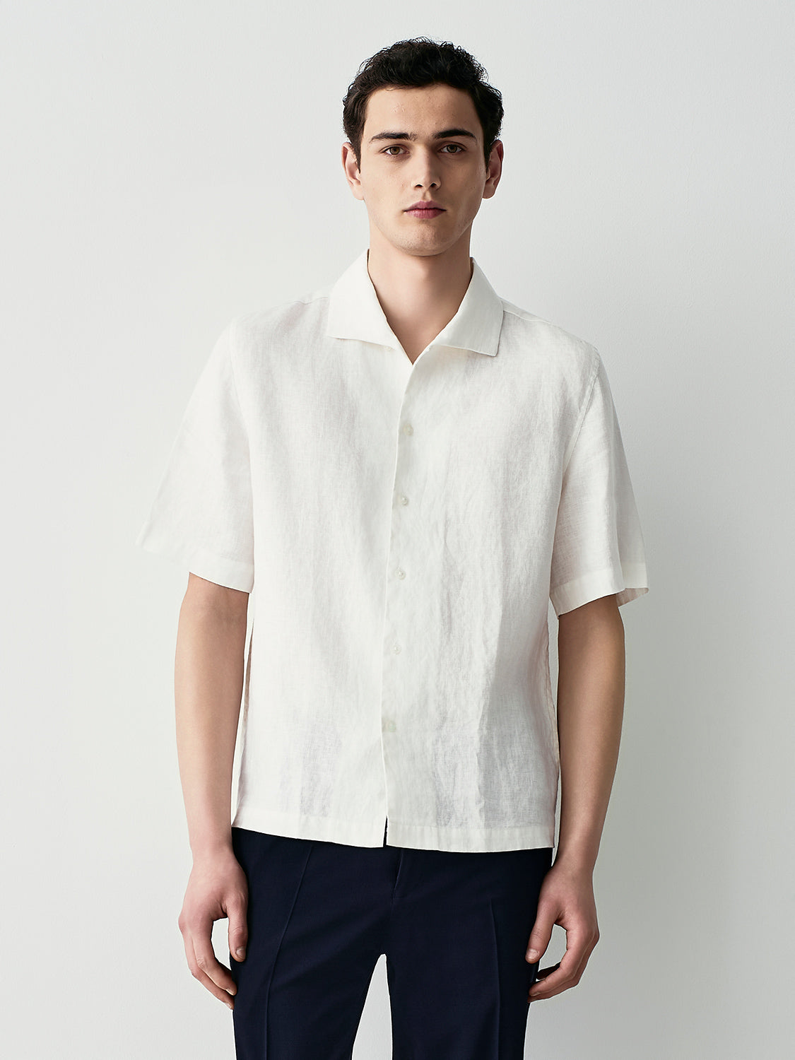 Camicia capri in lino