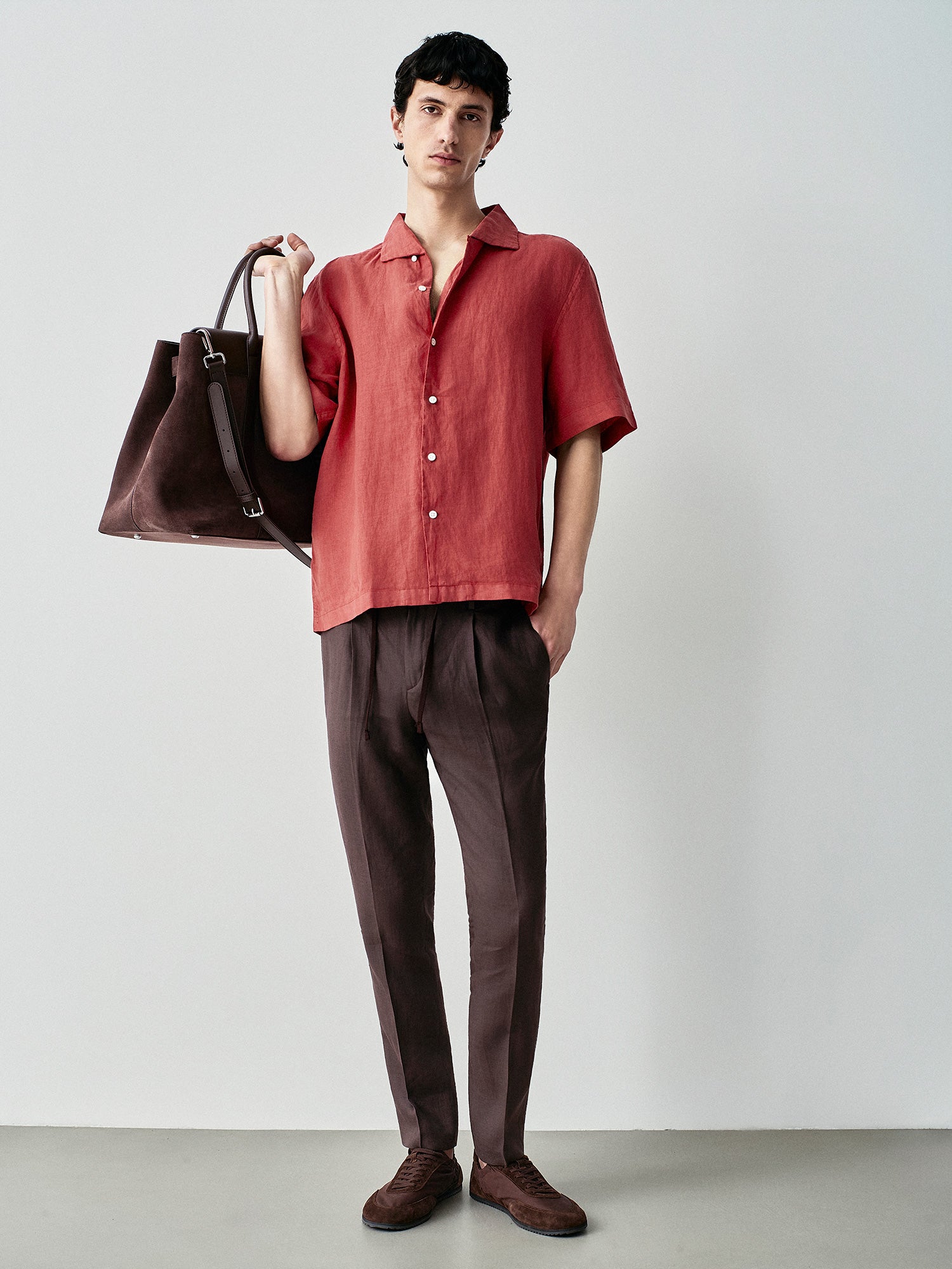 Camicia capri in lino