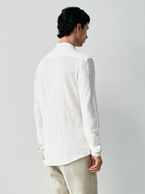Linen jersey shirt