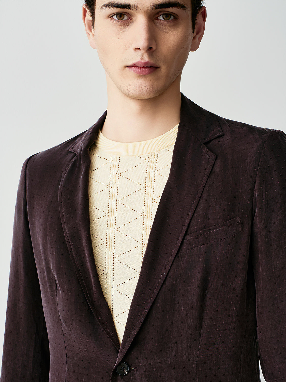 Cupro blazer