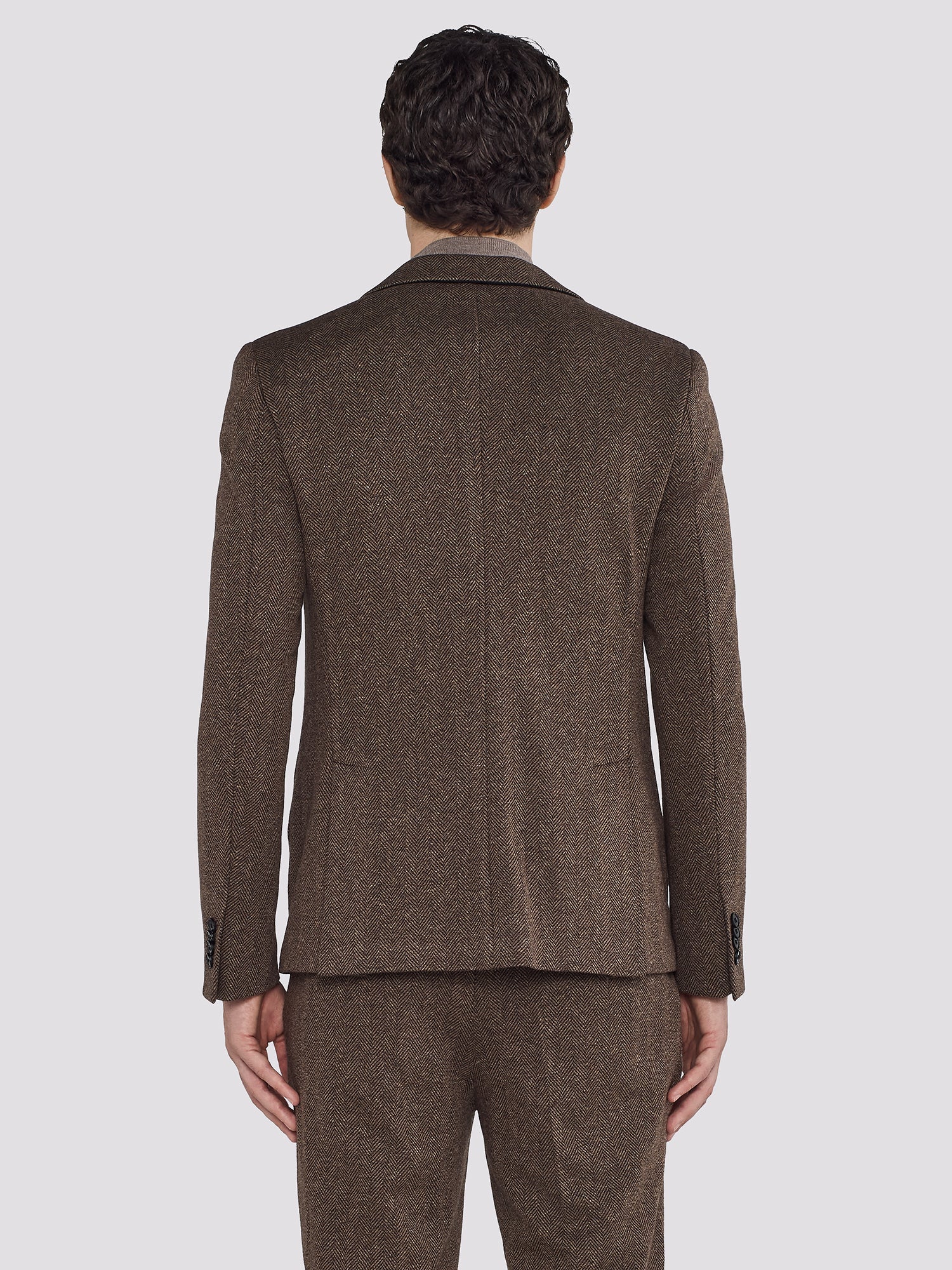 CHEVRON SUIT JACKET