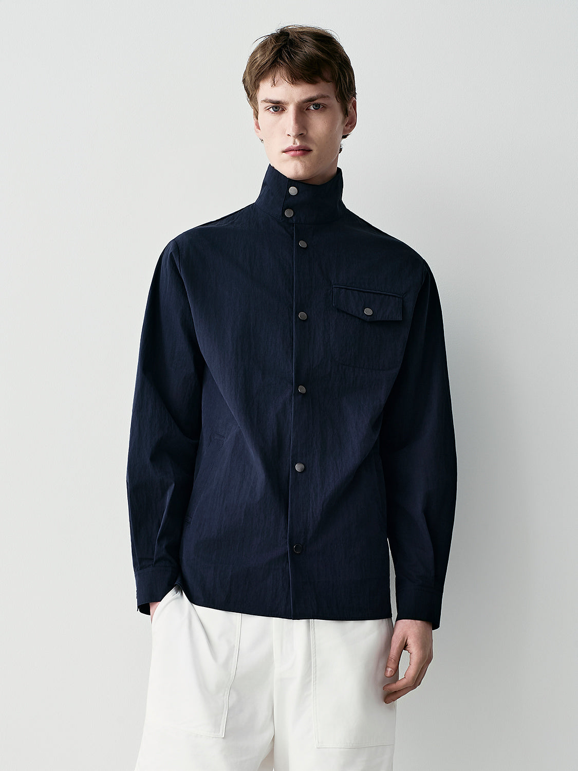 Giacca funnel neck