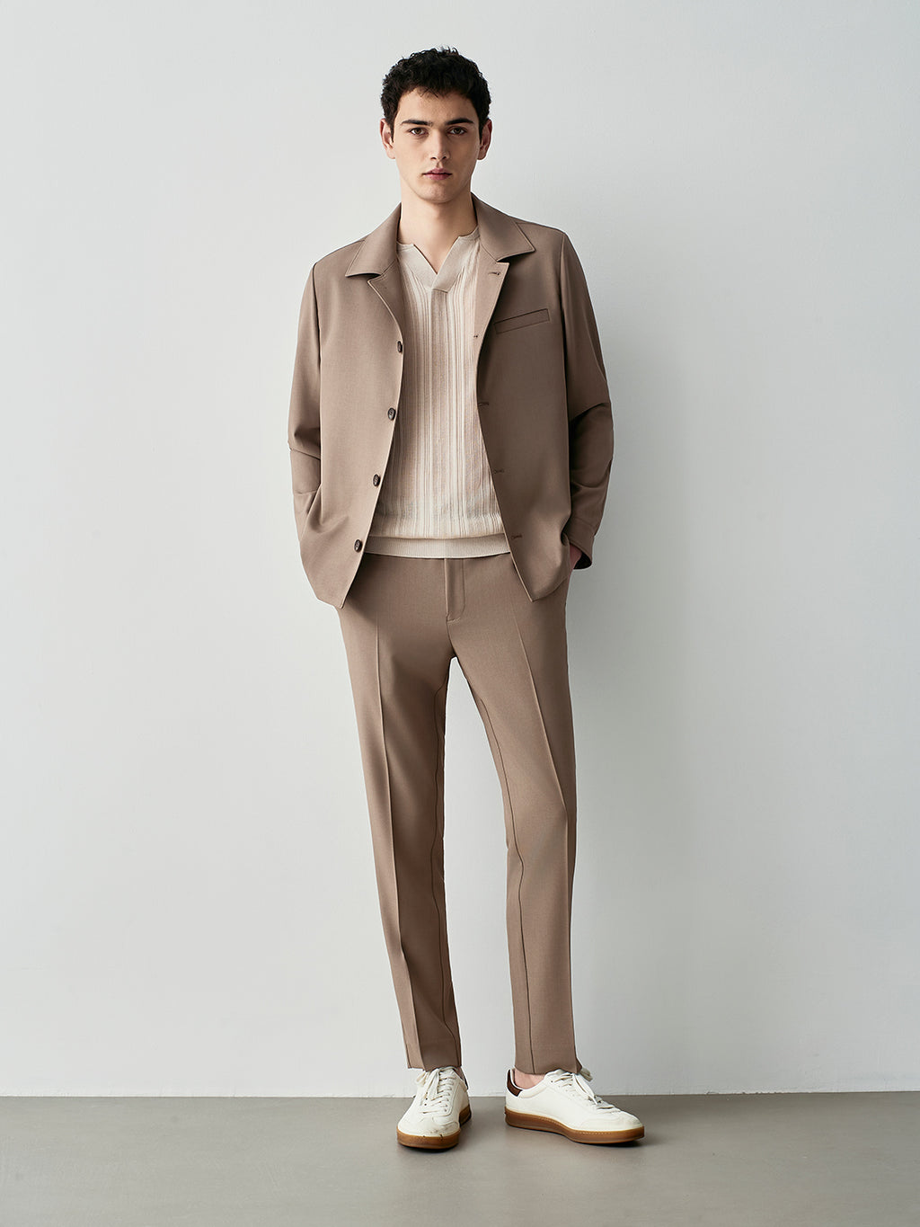 Crepe overshirt