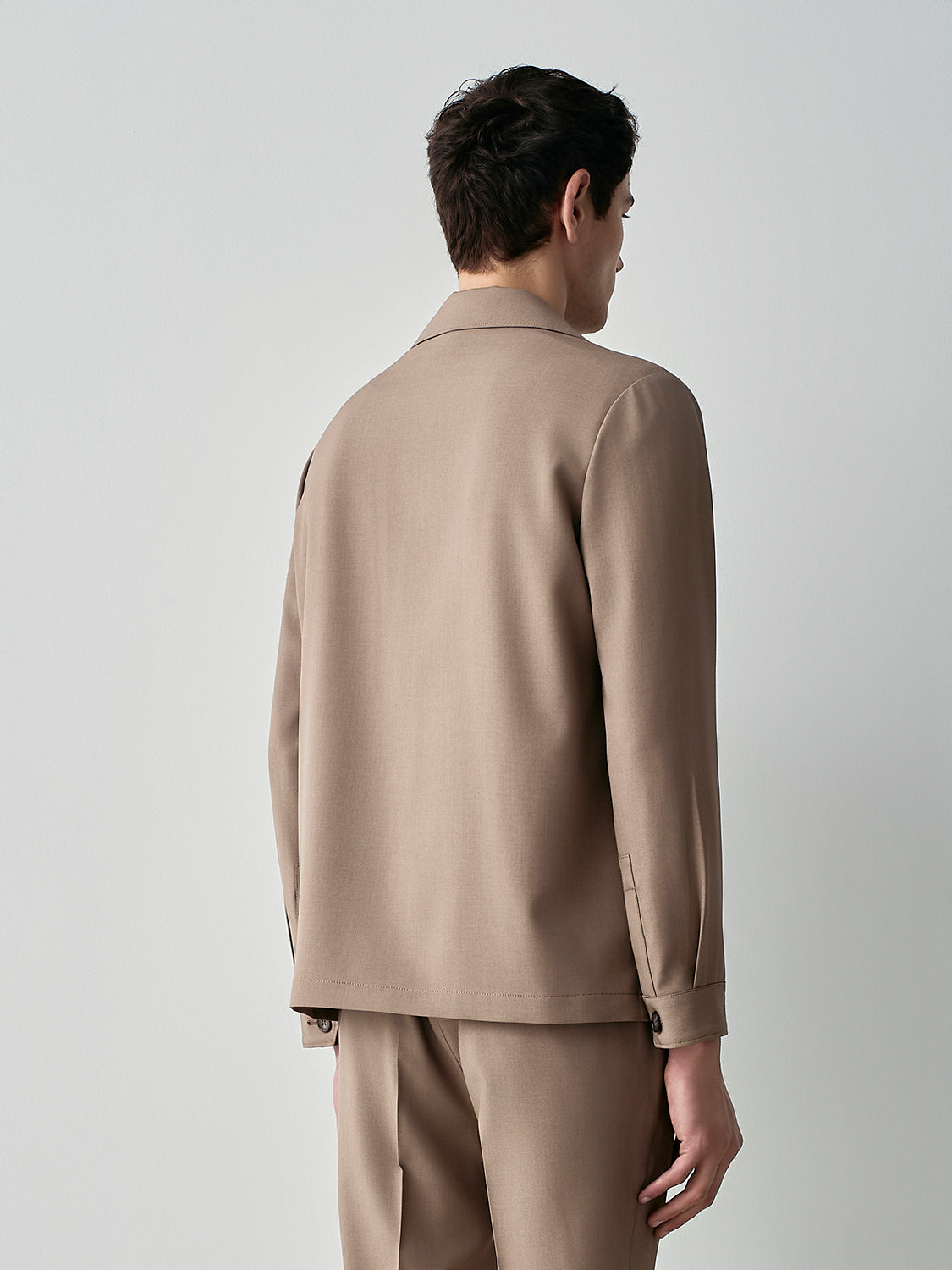 Crepe overshirt