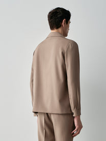 Crepe overshirt