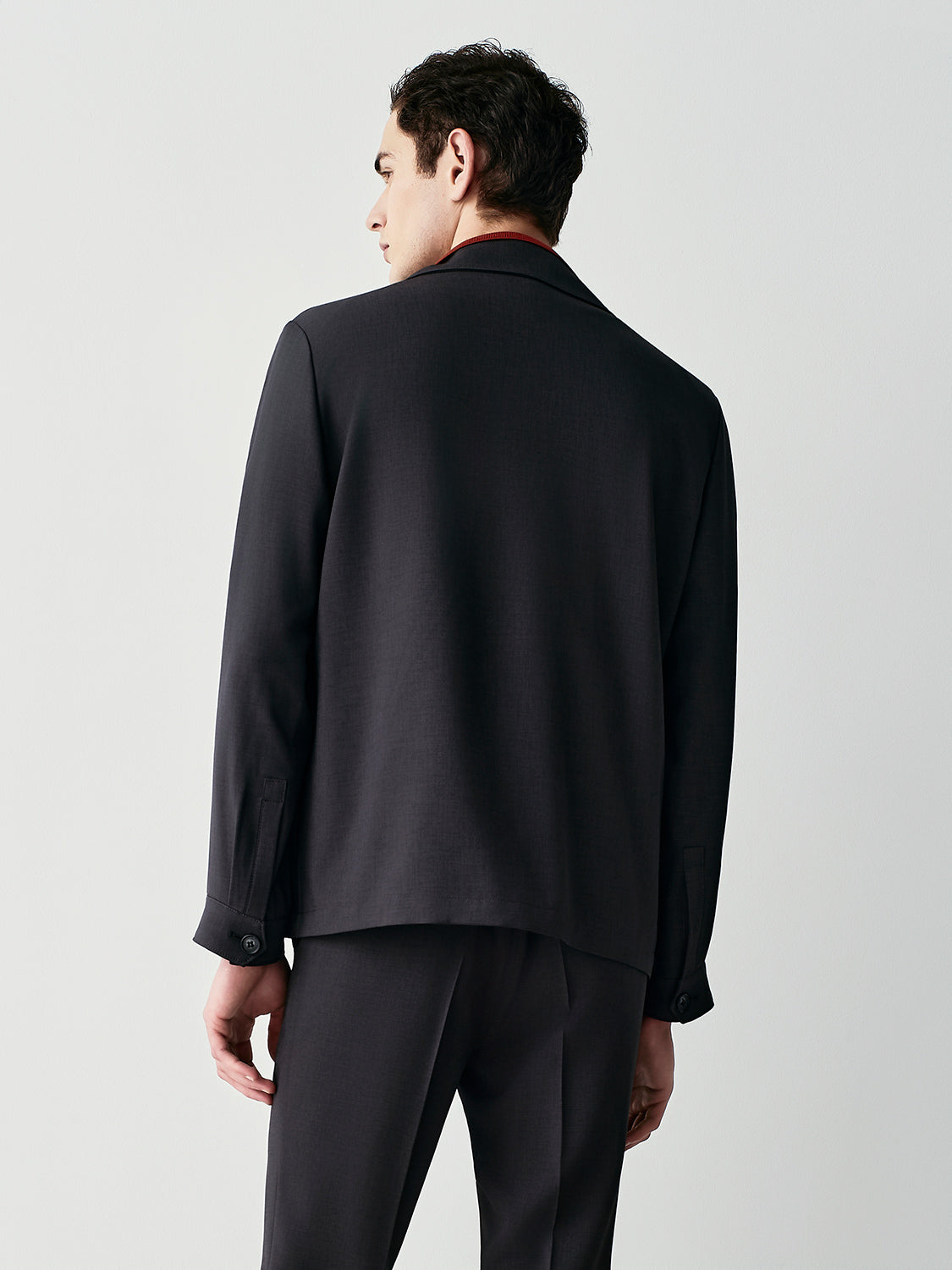 Crepe overshirt