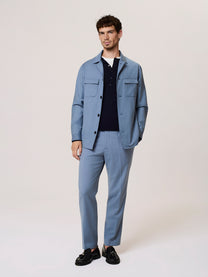 uniform wool blend shacket