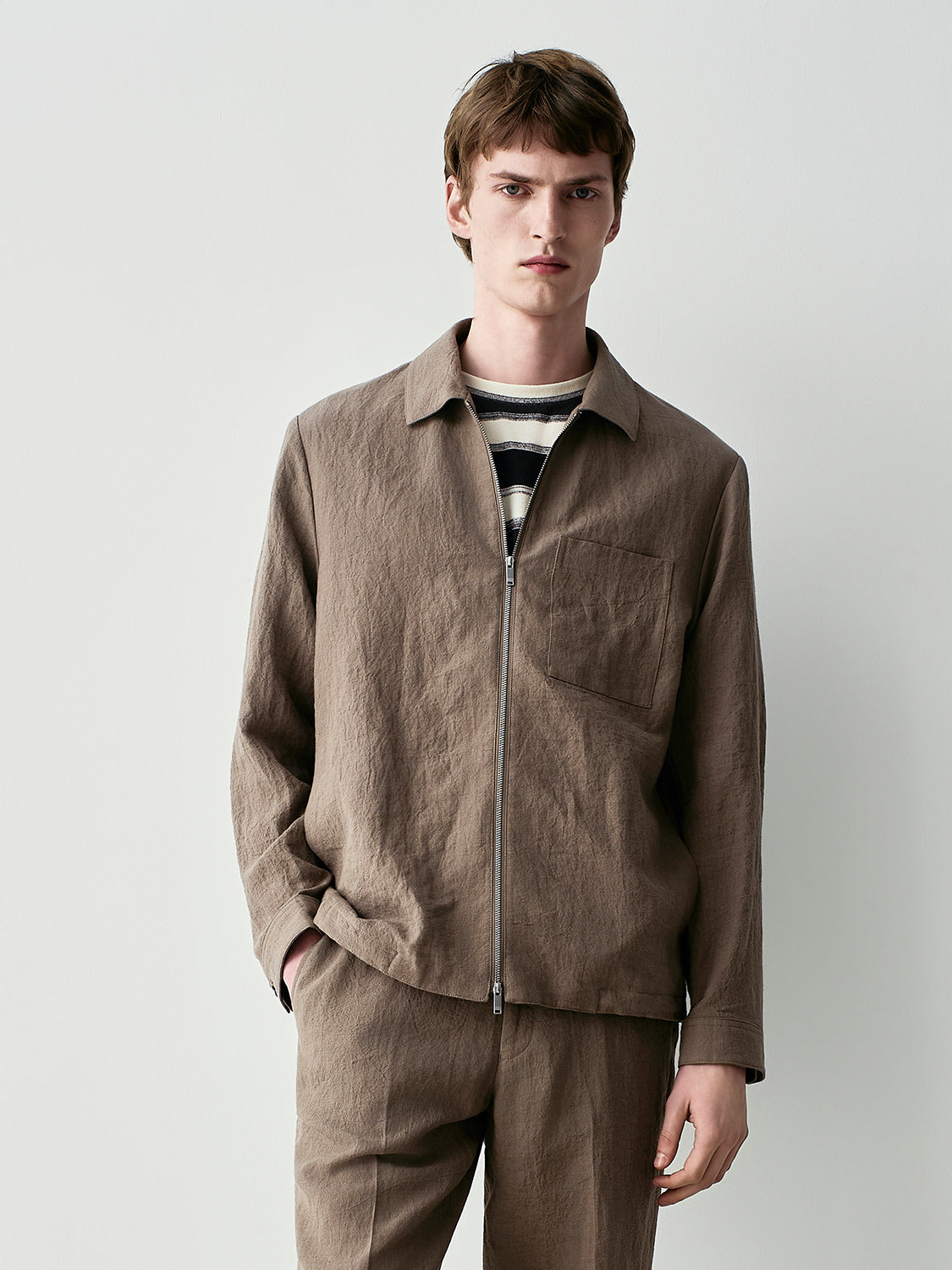 Linen shacket