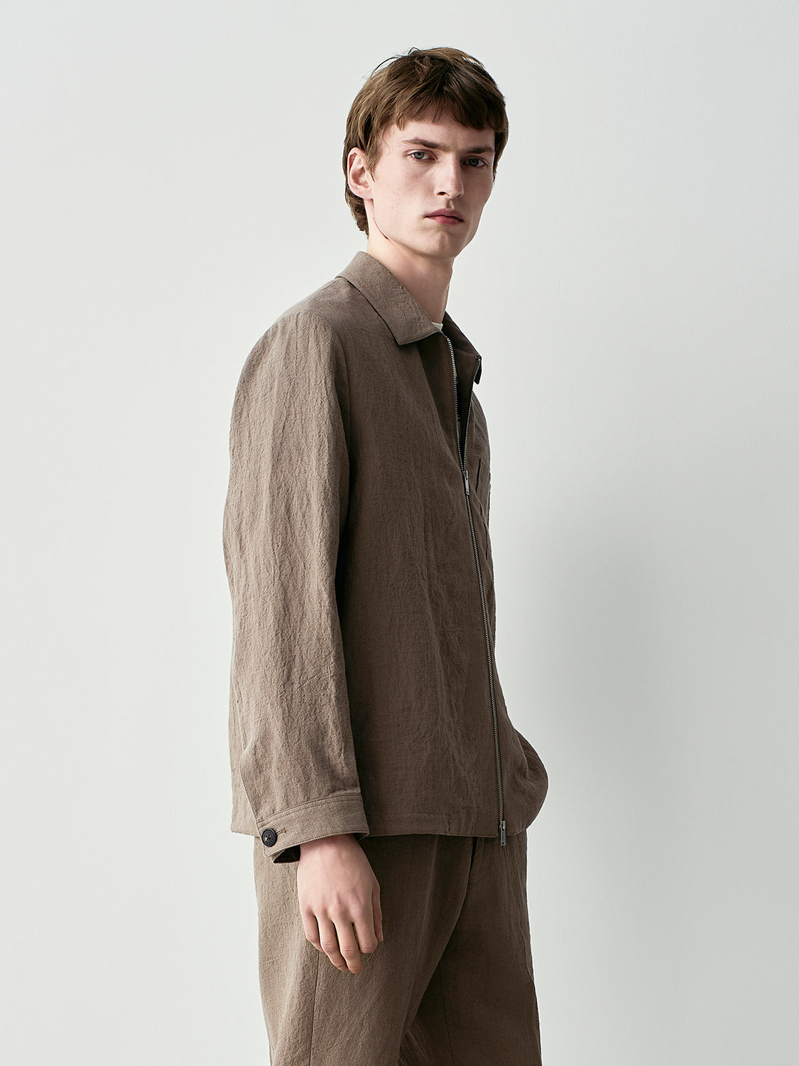 Linen shacket