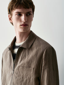 Linen shacket