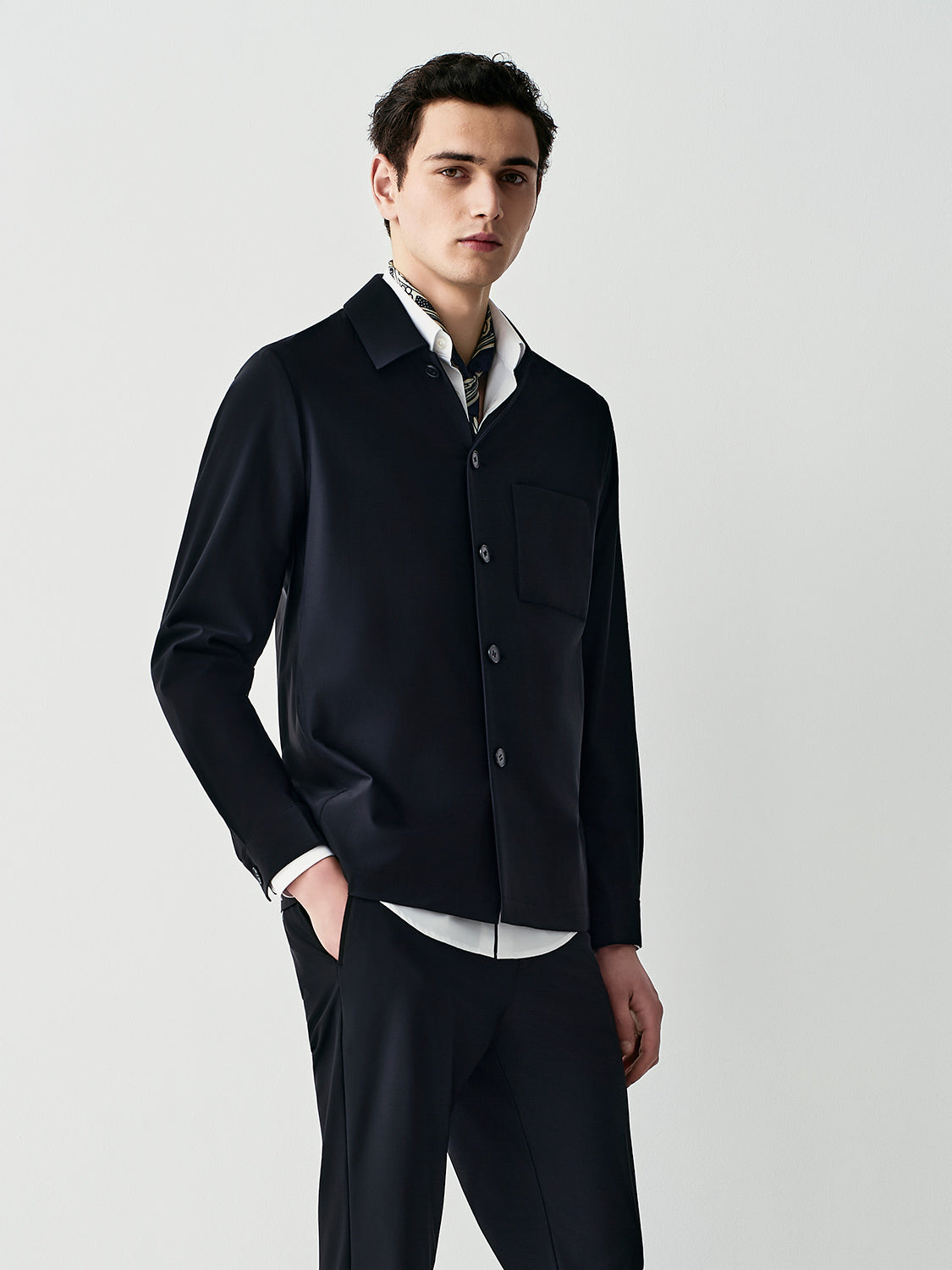 Shacket in nylon