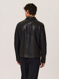 Giacca bomber in pelle