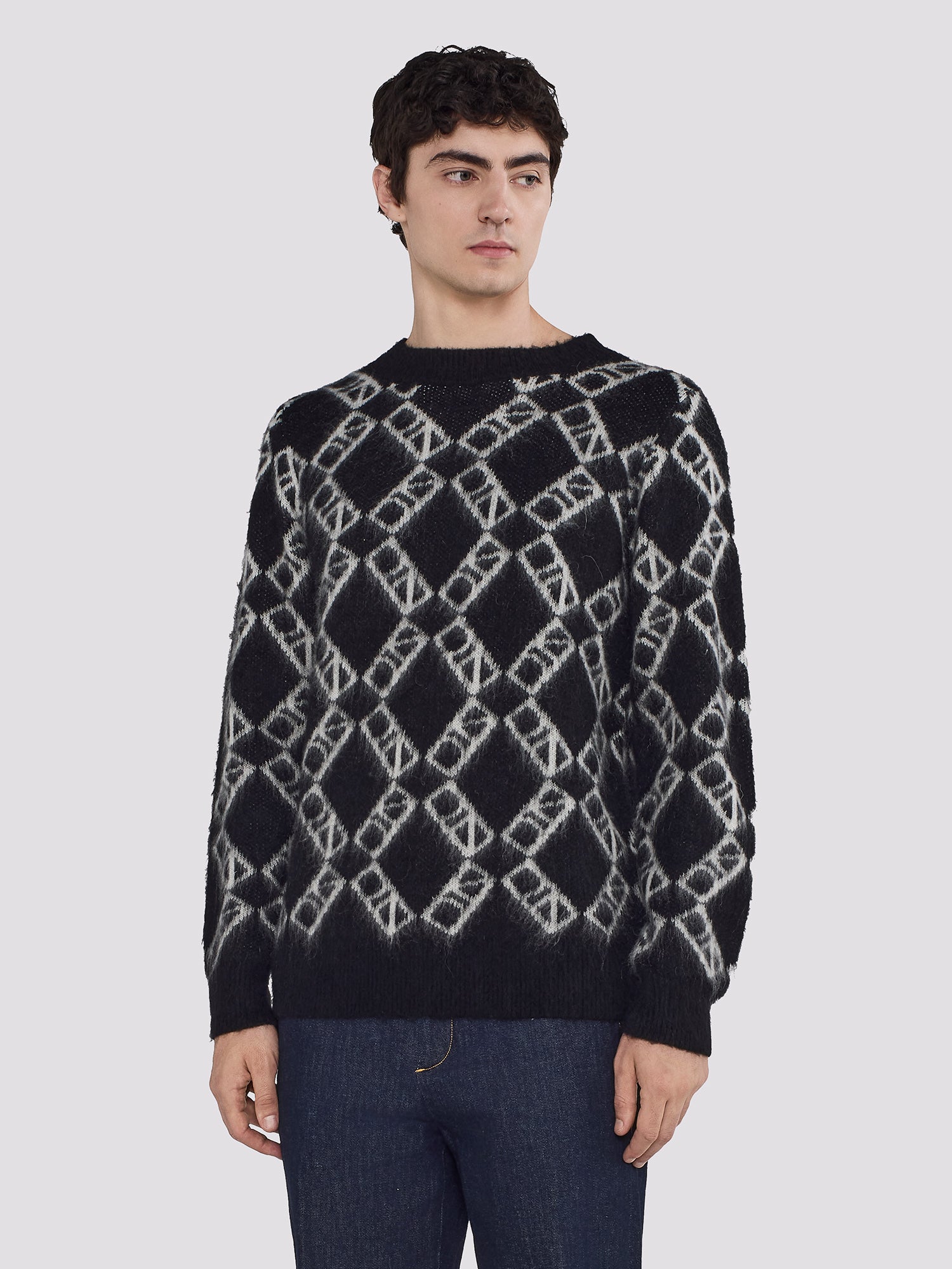 MONOGRAM JAQUARED PULLOVER