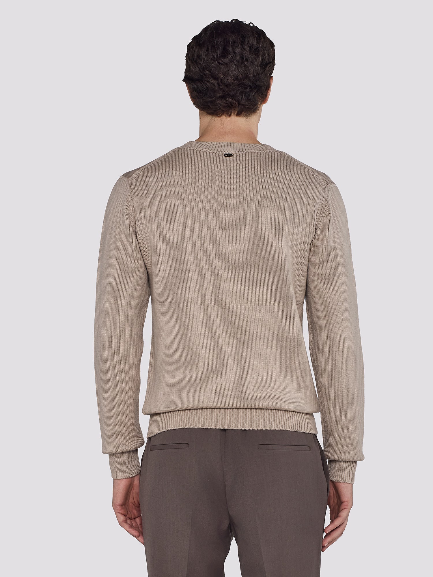 PULLOVER GIROCOLLO IN LANA
