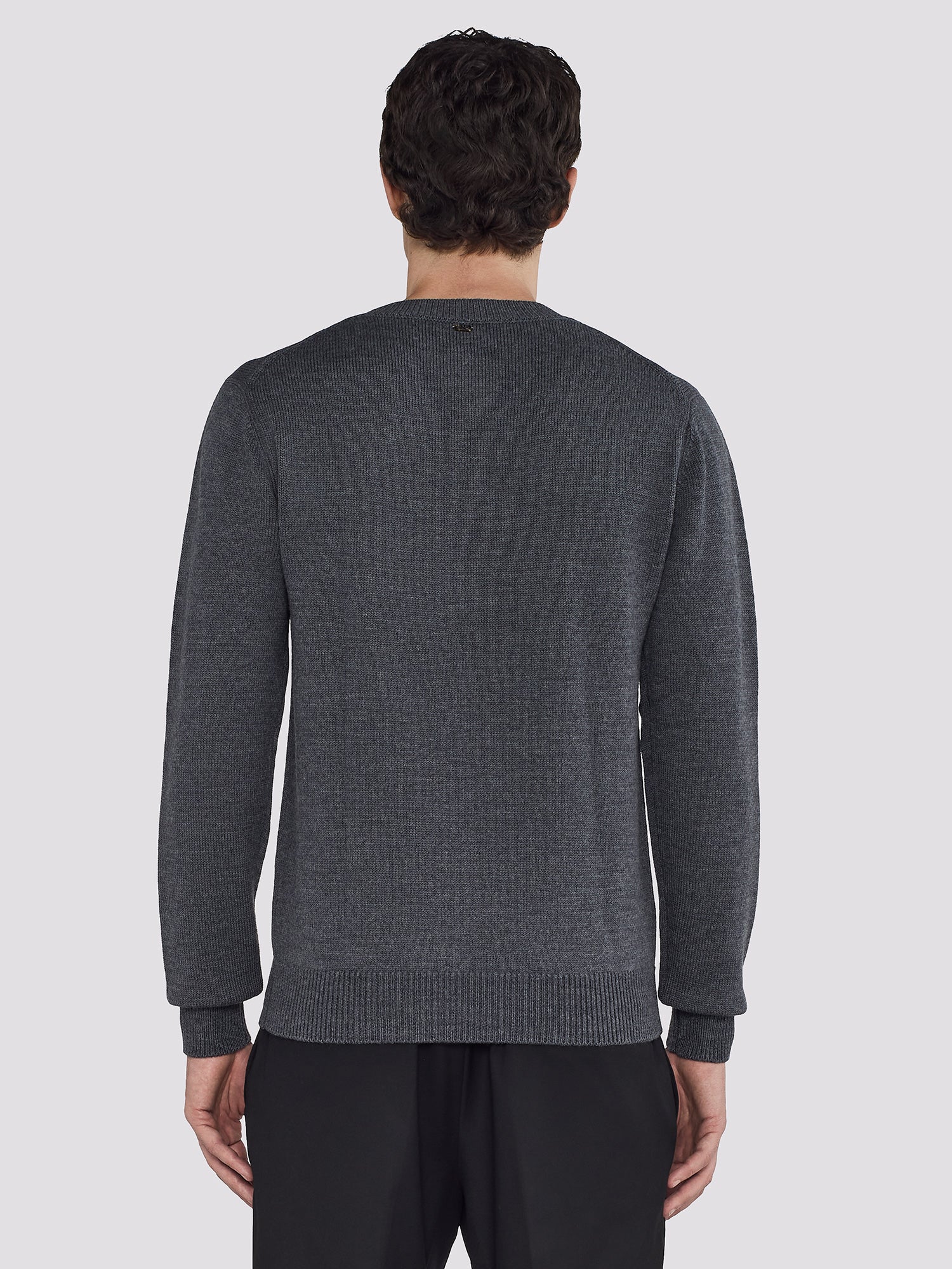 PULLOVER GIROCOLLO IN LANA