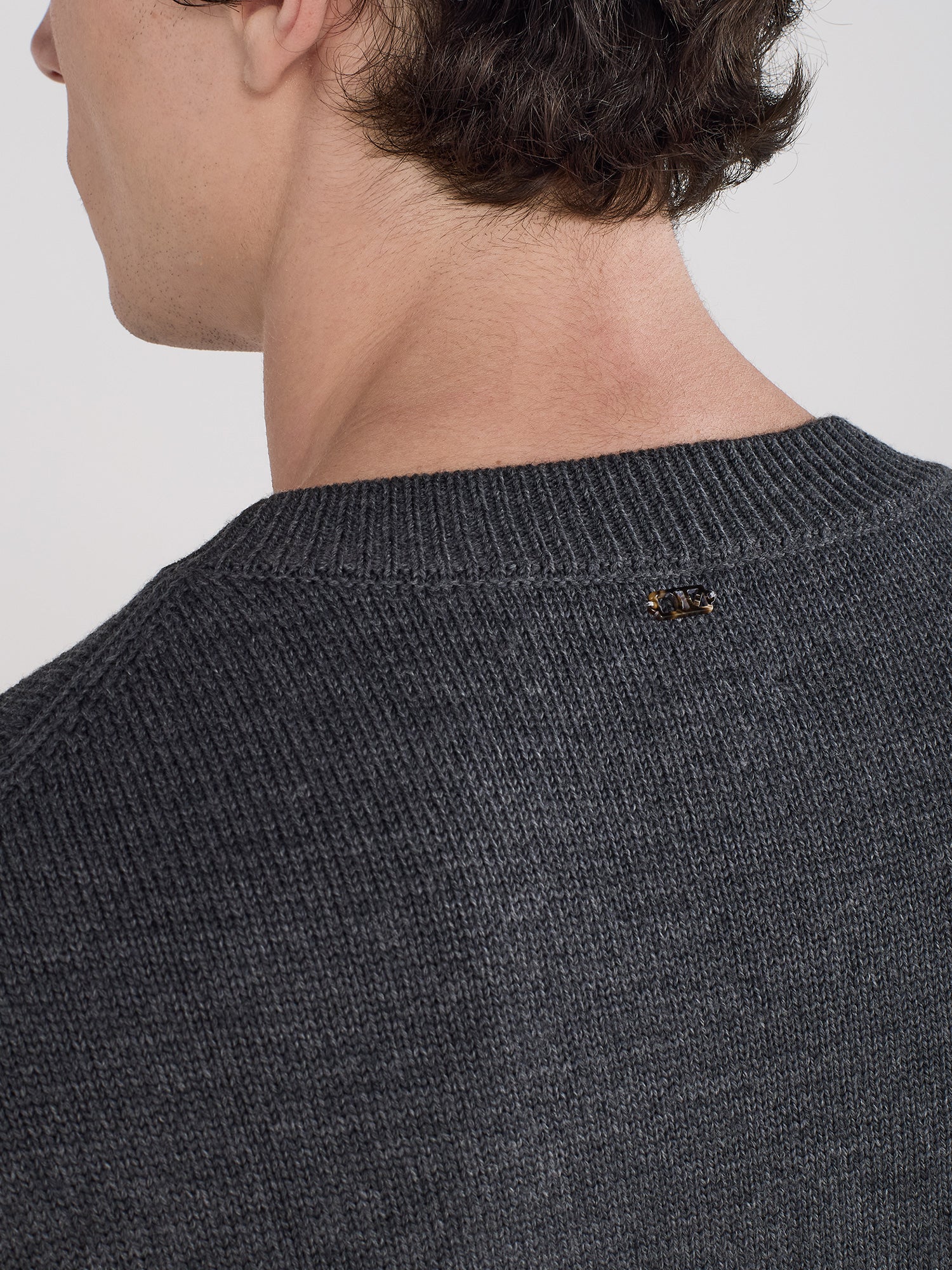 PULLOVER GIROCOLLO IN LANA