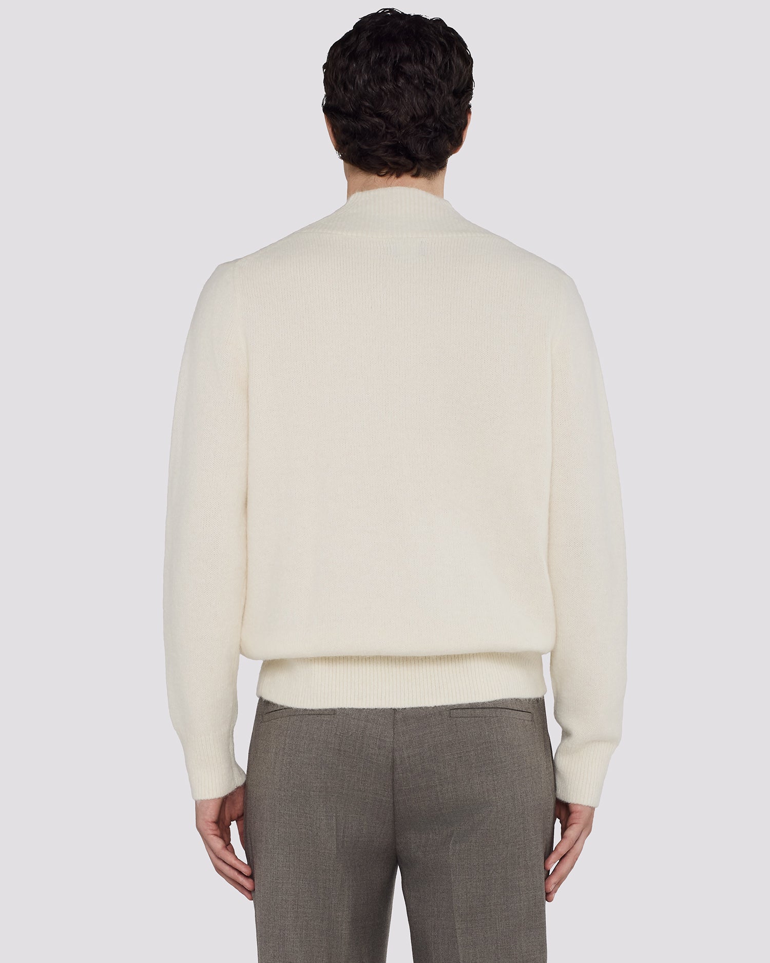 MAGLIA A TRECCE IN LANA ALPACA