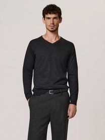 lurex V-neck sweater