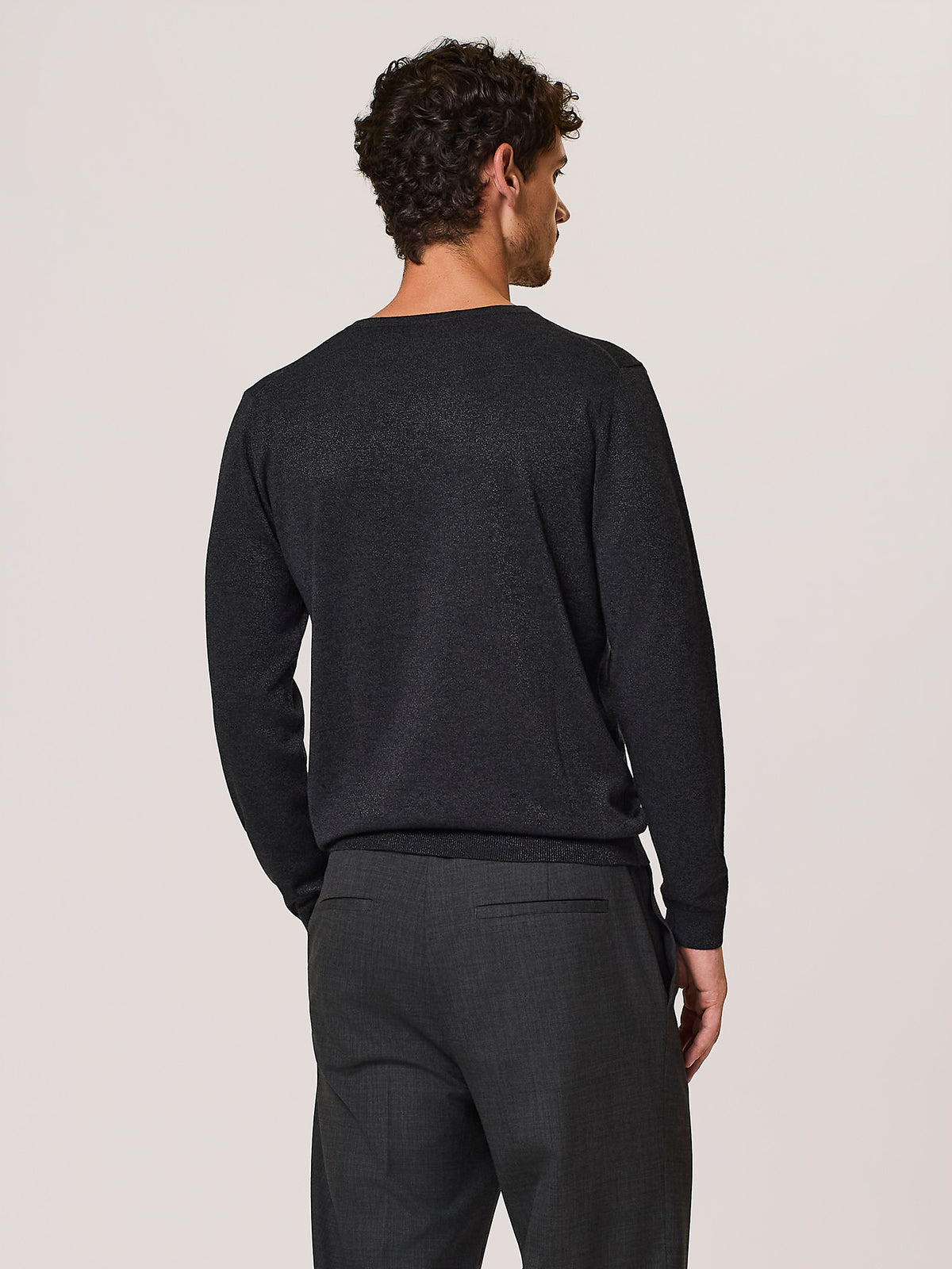 lurex V-neck sweater