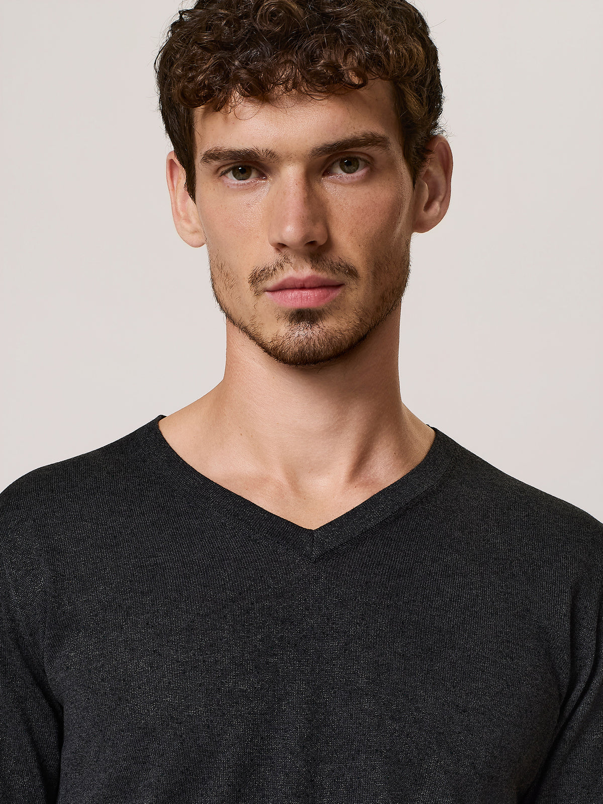 lurex V-neck sweater