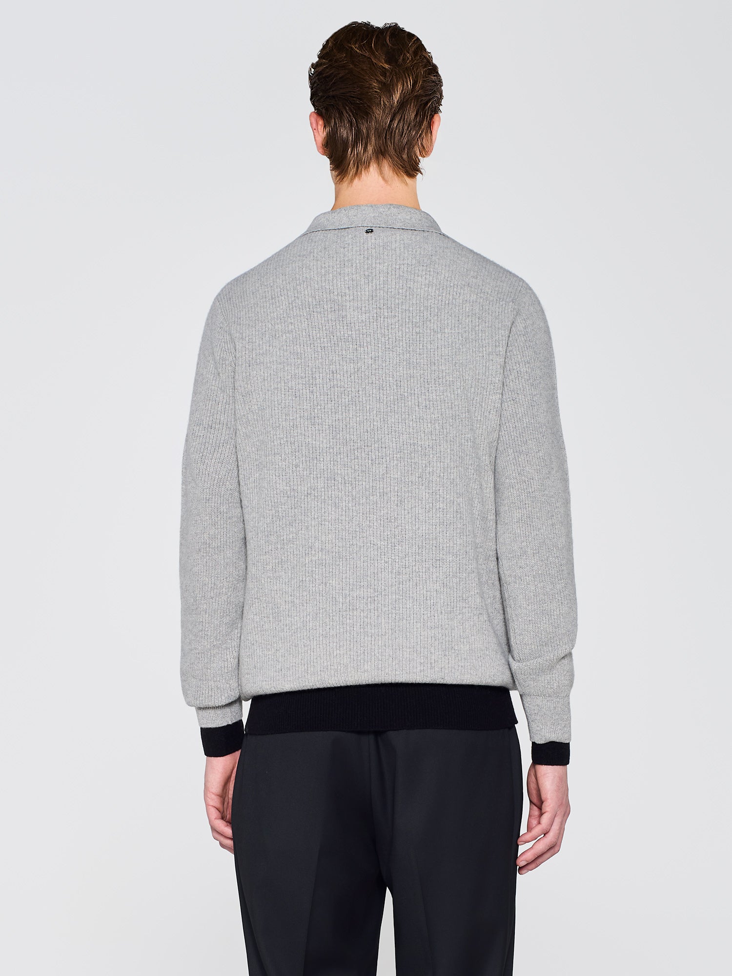 TEXTURED POLO KNIT 