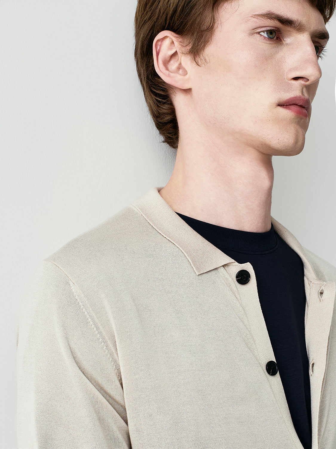 Cardigan in misto seta