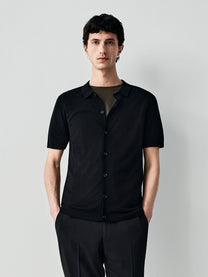 Cardigan in misto seta