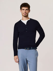 merino wool henley sweater