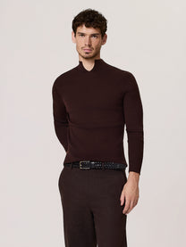 merino wool cut-out sweater