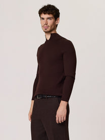 merino wool cut-out sweater