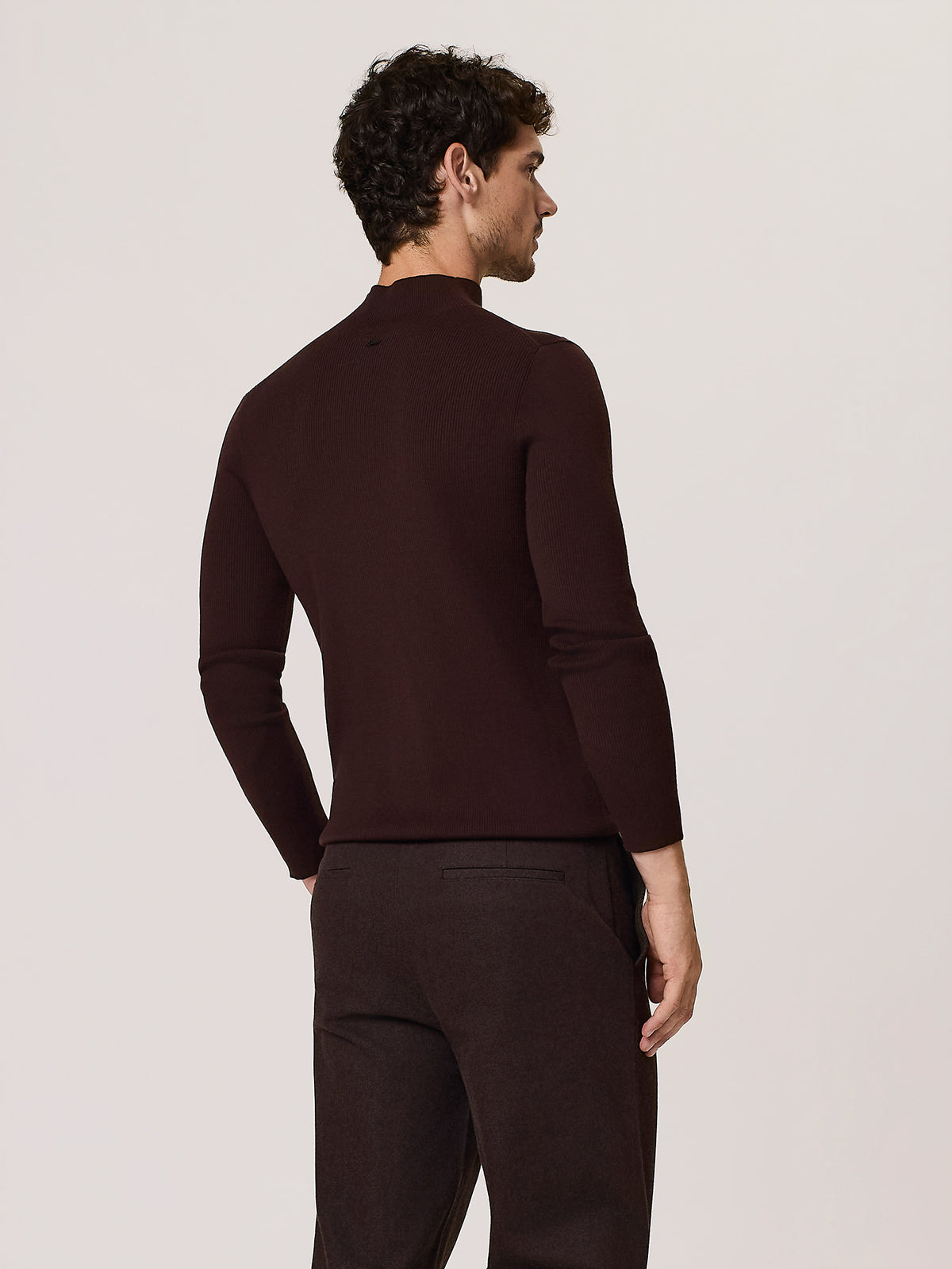 merino wool cut-out sweater