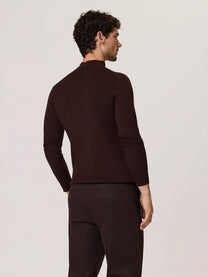 merino wool cut-out sweater