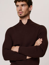 merino wool cut-out sweater